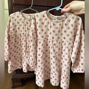 Petit Bateau Floral Pink dresses